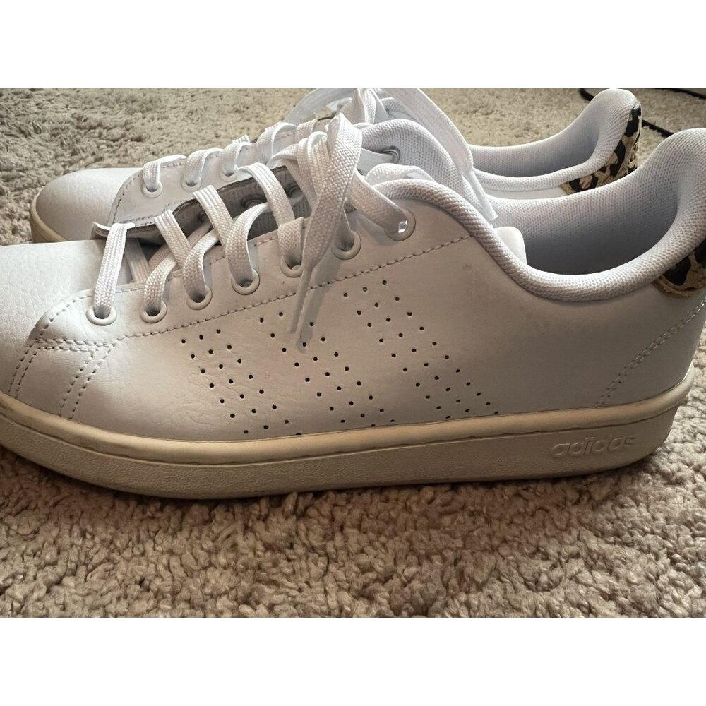 Adidas Women's Advantage Lace Up Sneakers, Tennis Shoes Casual - White.  Size 10 - Picture 6 of 11